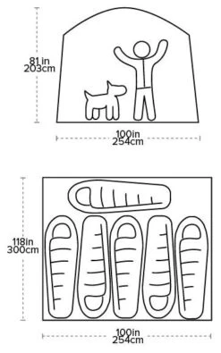 Big Agnes Big House 6 Rooibos-Shale -Camping En Plein Air big agnes big house 6 rooibos shale 1