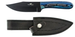 Black Eagle Bushcraftmes 24 Cm Blue Pakkawood