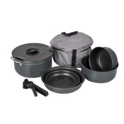 Bo-Camp Cookware Set 7 Pieces Anthracite