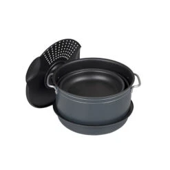 Bo-Camp Cookware Set 7 Pieces Anthracite -Camping En Plein Air bo camp cookware set 7 pieces 6