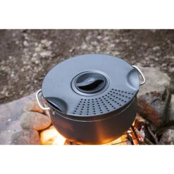 Bo-Camp Cookware Set 7 Pieces Anthracite -Camping En Plein Air bo camp cookware set 7 pieces 7