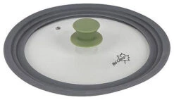 Bo-Camp Deksel Universel Glas-Silicone Grey-Green