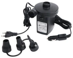 Bo-Camp Electrische Pompe 12V/220V Black