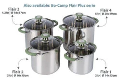 Bo-Camp Flair 4 Plus Silver -Camping En Plein Air bo camp flair 4 plus 3