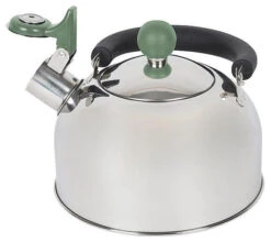 Bo-Camp Bouilloire à Sifflet Trend 1 Acier Inoxydable Silver -Camping En Plein Air bo camp fluitketel trend 1 rvs 1