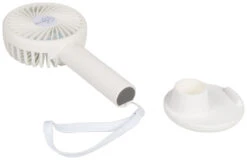 Bo-Camp Handventilator Avec Titulaire White -Camping En Plein Air bo camp handventilator met houder white 1