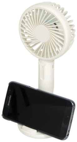 Bo-Camp Handventilator Avec Titulaire White -Camping En Plein Air bo camp handventilator met houder white 4