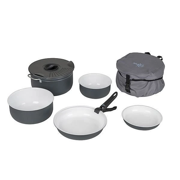 Bo-Camp Sets De Cuisson Camping 7-Delig Anthracite 1 Bo-Camp Sets De Cuisson Camping 7-Delig Anthracite
