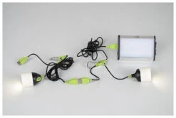 Bo-Camp Lampe De Tente - Vipe - Connectable Black-Green-White 17 Bo-Camp Lampe De Tente - Vipe - Connectable Black-Green-White -Camping En Plein Air bo camp tentlamp vipe koppelbaar black green white 6