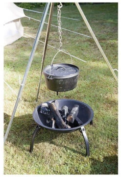 Bo-Camp - Urban Outdoor Dutch Oven 6QT Black 6 Bo-Camp - Urban Outdoor Dutch Oven 6QT Black -Camping En Plein Air bo camp urban outdoor dutch oven 6qt 1