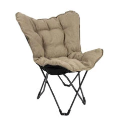 Bo-Camp - Urban Outdoor Vlinderstoel Grainger -Camping En Plein Air bo camp urban outdoor vlinderstoel grainger beige 4 1