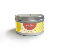 Bolsius Bougie Parfumée En étain True Citronella