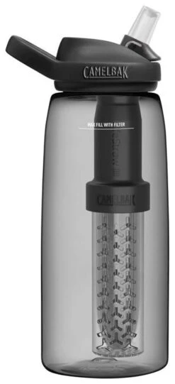 Camelbak Eddy+ 1 L Filtered By Lifestraw -Camping En Plein Air camelbak eddy 1 l filtered by lifestraw charcoal 1 l charcoal 2
