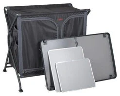 Crespo îlot De Cuisine AP-105 -Camping En Plein Air crespo kookeiland ap 105 black grey one size black grey 12