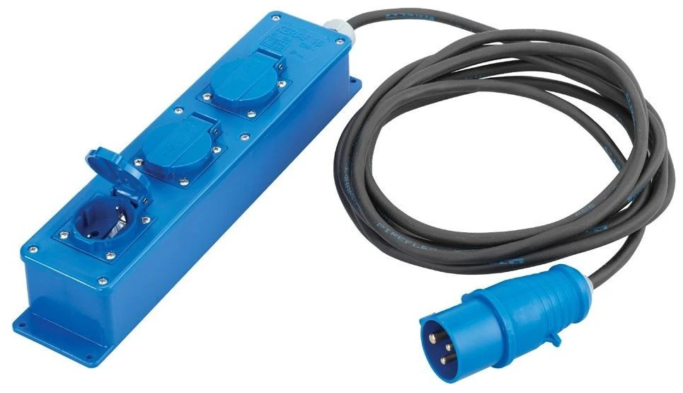 Gimeg CEE 3-Weg Verdeeldoos 1.5 M 1 Gimeg CEE 3-Weg Verdeeldoos 1.5 M