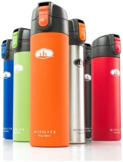 GSI Microlite Vacuum Bottle 500 Ml -Camping En Plein Air gsi microlite vacuum bottle 500 ml blue 1