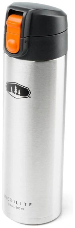GSI Microlite Vacuum Bottle 500 Ml -Camping En Plein Air gsi microlite vacuum bottle 500 ml stainless 7
