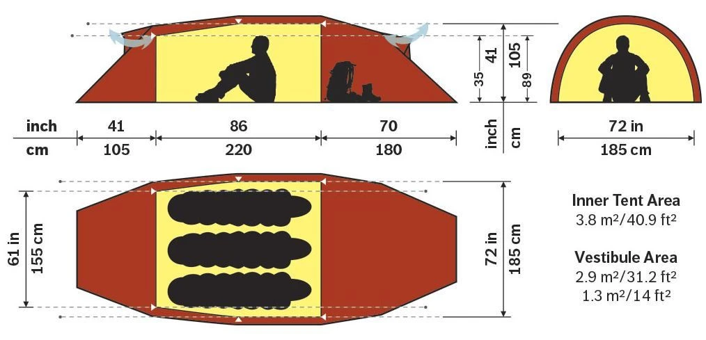 Hilleberg Kaitum 3 GT 3 Hilleberg Kaitum 3 GT – Image 3