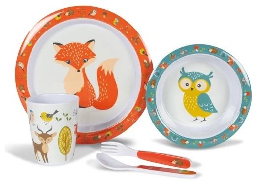 Kampa Woodland Creatures Children's 4pc Set 1 Kampa Woodland Creatures Children's 4pc Set