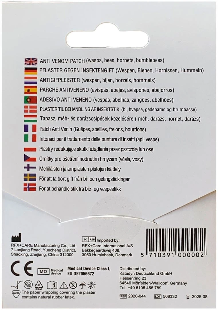 Katadyn Bee-Patch Pleister Tegen Insectengif Yellow 3 Katadyn Bee-Patch Pleister Tegen Insectengif Yellow – Image 3