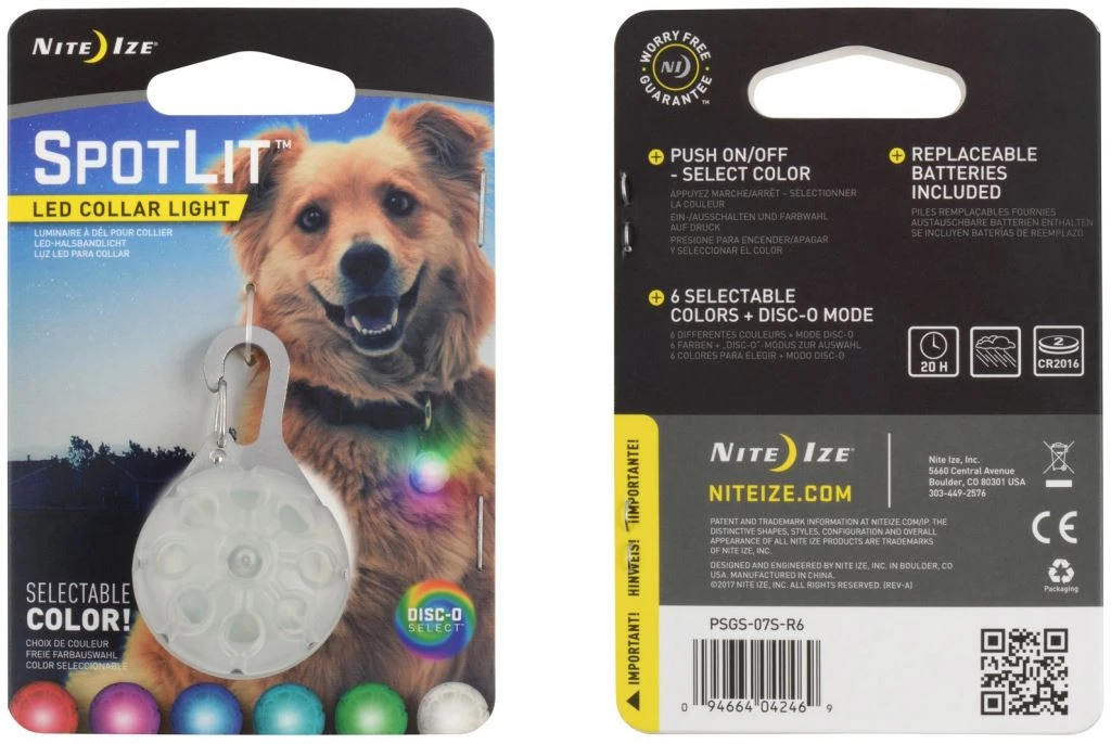 Nite Ize SpotLit Led Collar Light Disco 3 Nite Ize SpotLit Led Collar Light Disco – Image 3