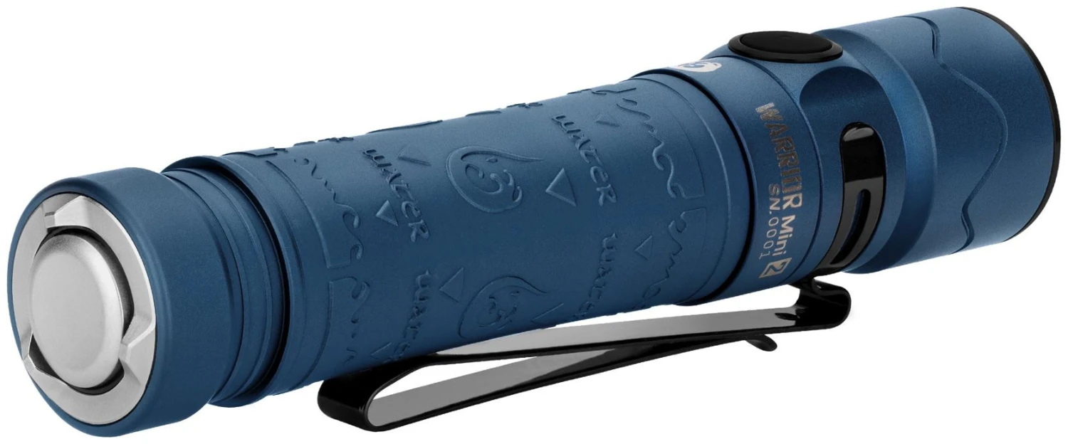 Olight Warrior Mini 2 Titanium Water Limited Edition 3 Olight Warrior Mini 2 Titanium Water Limited Edition – Image 3