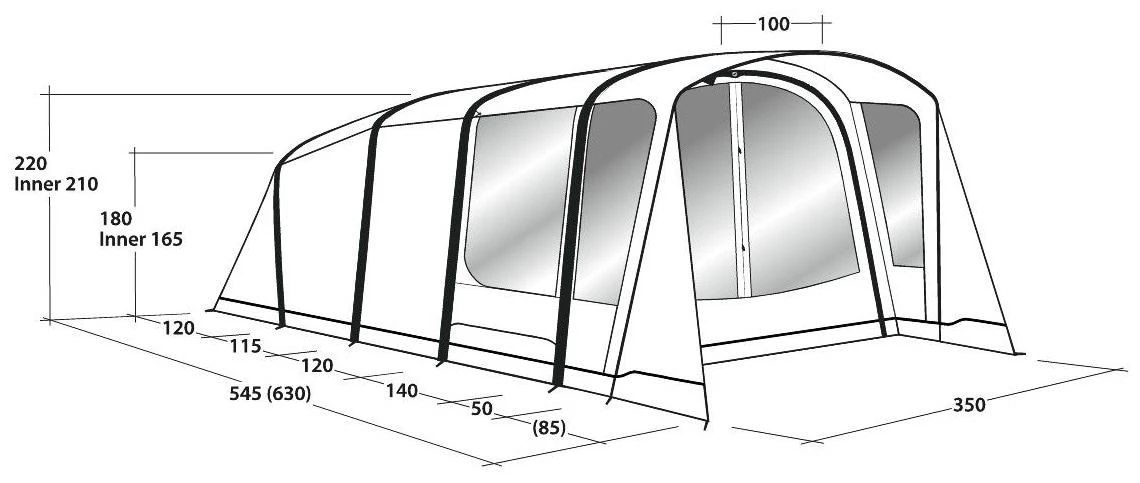 Outwell Avondale 5PA Green 3 Outwell Avondale 5PA Green – Image 3