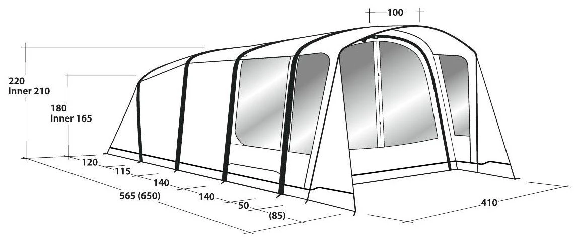 Outwell Avondale 6PA Green 3 Outwell Avondale 6PA Green – Image 3