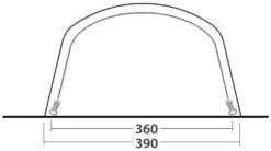 Outwell Hayward Lake 6 ATC 2022 Navy Night -Camping En Plein Air outwell hayward lake 6atc navy night 2 1