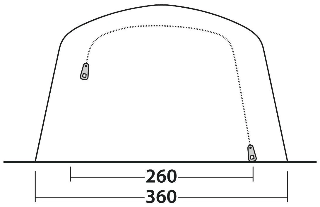 Outwell Jacksondale 5PA Green 5 Outwell Jacksondale 5PA Green – Image 5