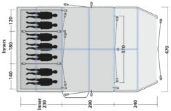 Outwell Knoxville 7SA Navy Night -Camping En Plein Air outwell knoxville 7sa navy night 1