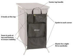 Outwell Neat'N'Tidy Organiser Charcoal