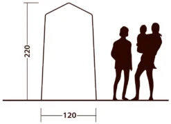 Outwell Seahaven Comfort Station Single Blue -Camping En Plein Air outwell seahaven comfort station enkel blue 2