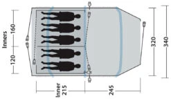 Outwell Starhill 5A Blue -Camping En Plein Air outwell starhill 5a blue 2 1