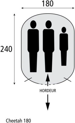 Safarica Cheetah 180 7 Safarica Cheetah 180 -Camping En Plein Air safarica cheetah 180 1