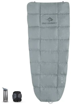 Sea To Summit Cinder CdII 750+ Loft Down Quilt Long 10 Sea To Summit Cinder CdII 750+ Loft Down Quilt Long -Camping En Plein Air sea to summit cinder cdii 750 loft down quilt long grey 2 1