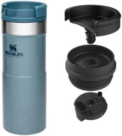 Stanley The NeverLeak Travel Mug 0,35 L -Camping En Plein Air stanley the neverleak travel mug 0 35 l hammertone ice 0 35l hammertone ice 1