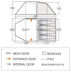 Vango Beta 450XL 2022 Moroccan Blue 5 Vango Beta 450XL 2022 Moroccan Blue -Camping En Plein Air vango beta 450xl moroccan blue 1